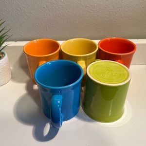 FIESTA Set of 5 Java Mugs